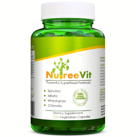 Spirulina Alfalfa Wheatgrass Chlorella