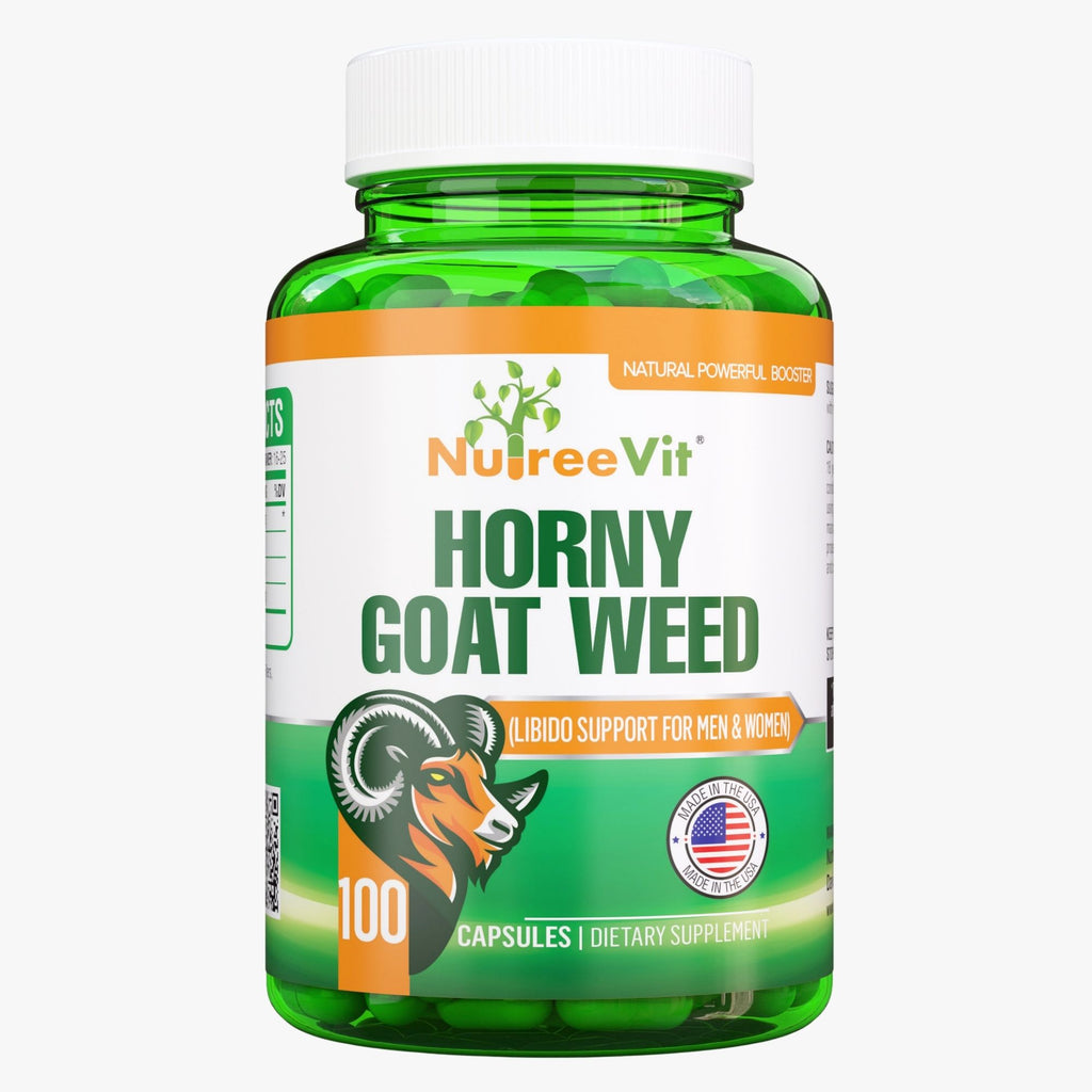 Horny Goat Weed – Libido Support For Men & Women – Dietary Supplement Capsules
