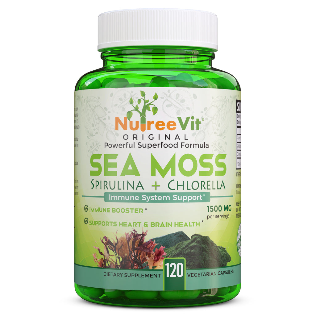 Seamos + Spirulina + Chlorella Immune System Support