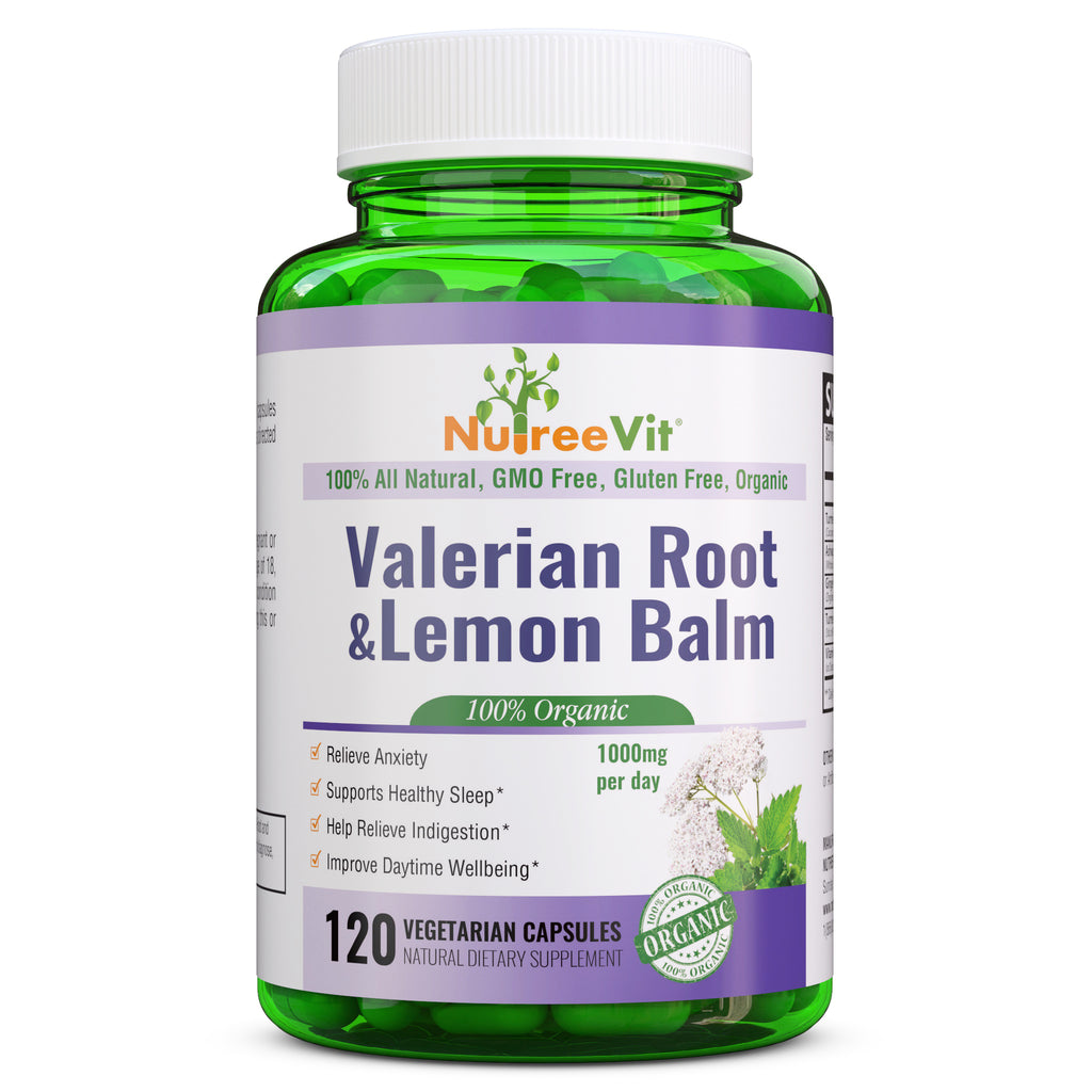 Pure Organic Valerian Root + Lemon Balm